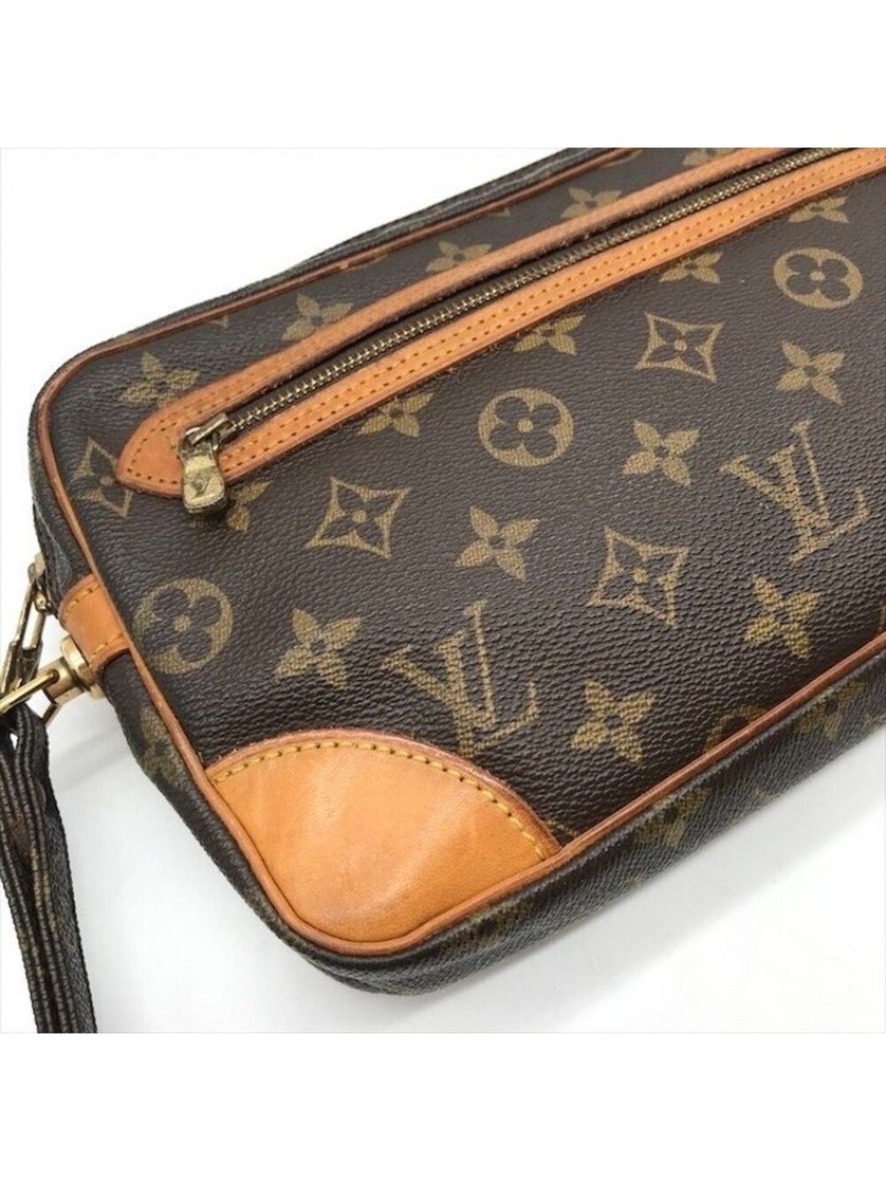 Louis Vuitton Monogram Marly Dragonne Second Pouch Purse - Picture 5 of 10